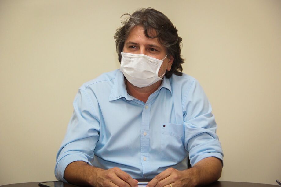 O presidente da Assomasul, prefeito de Bataguassu, Pedro Caravina