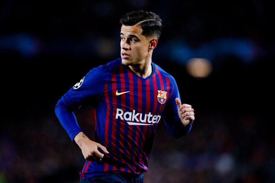 Philippe Coutinho jogando pelo Barcelona