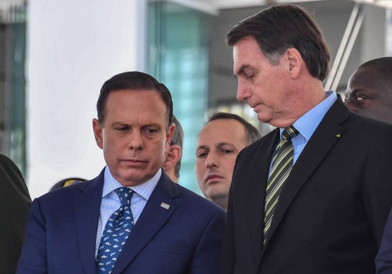 João Doria e Jair Bolsonaro