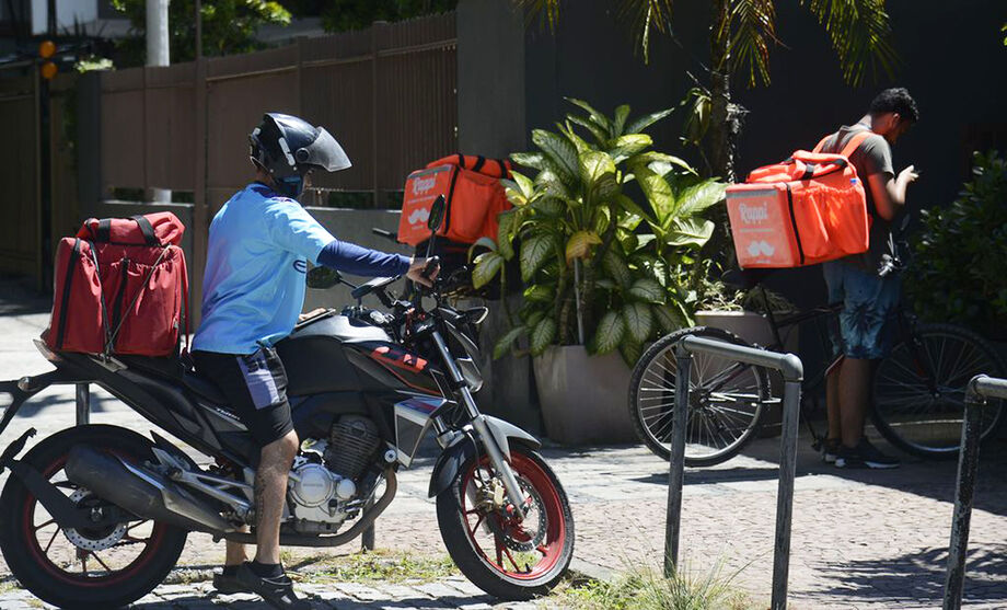 Os serviços de entrega tiveram aumento