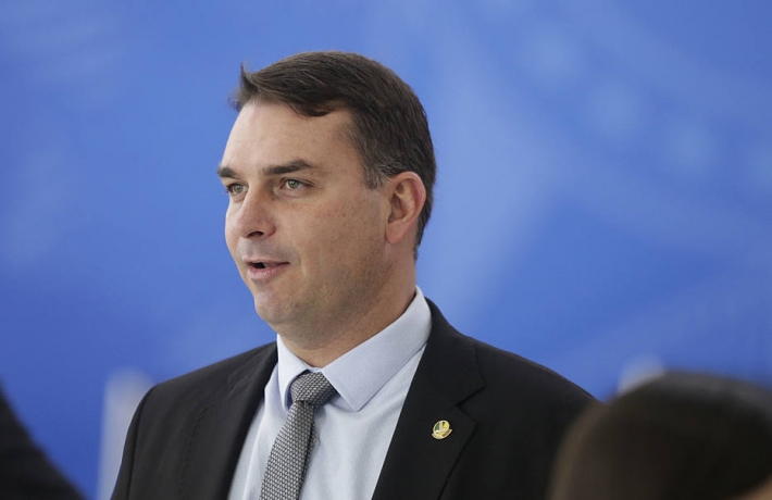 O senador Flávio Bolsonaro