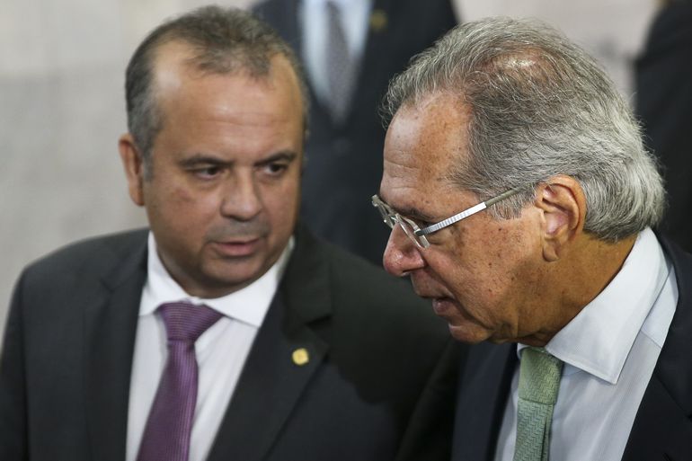 Rogério Marinho e Paulo Guedes