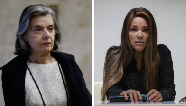A ministra Cármen Lúcia e a deputada Flordelis