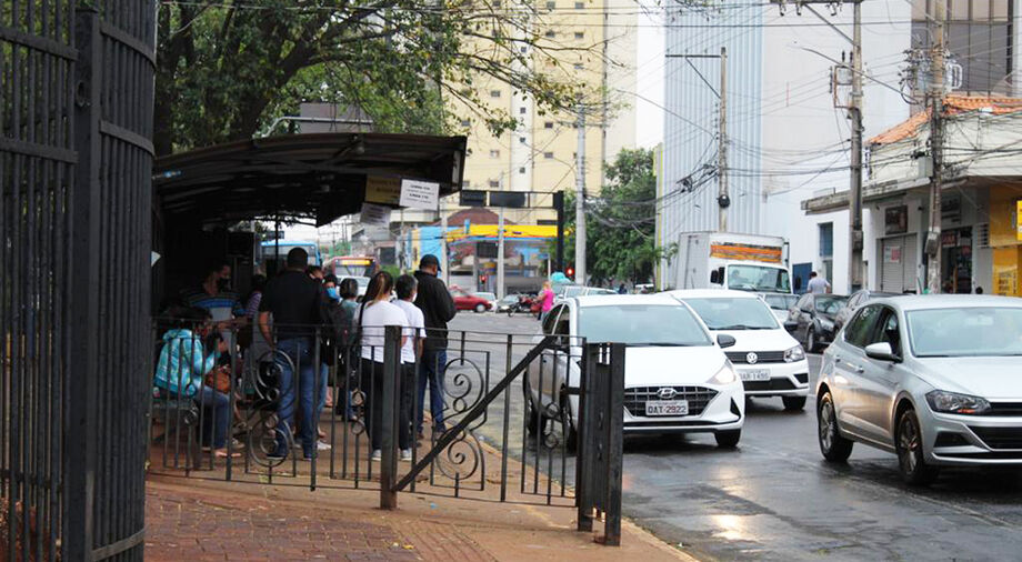 A chuva chegou de surpresa