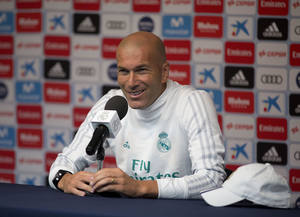 Zinedine Zidane, técnico do Real Madrid