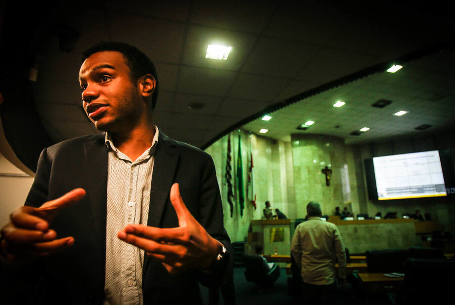 O vereador e líder do MBL Fernando Holiday, busca a reeleição em São Paulo