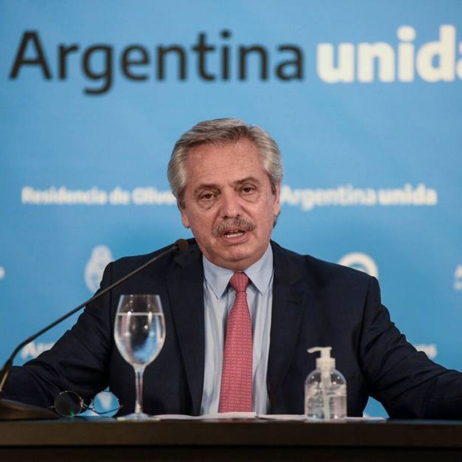 Presidente da Argentina, Alberto Fernández, fará reunião com Bolsonaro