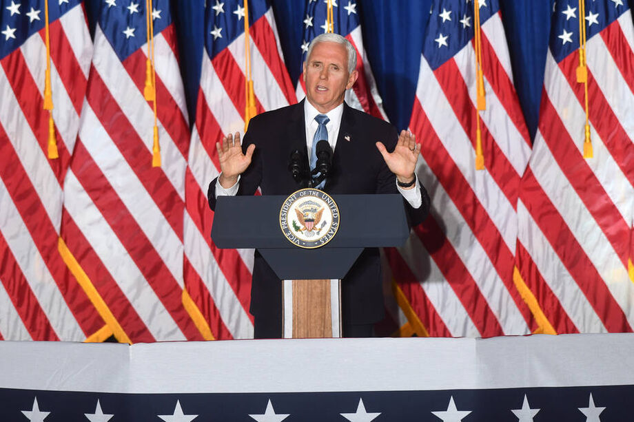 O vice-presidente dos Estados Unidos, Mike Pence