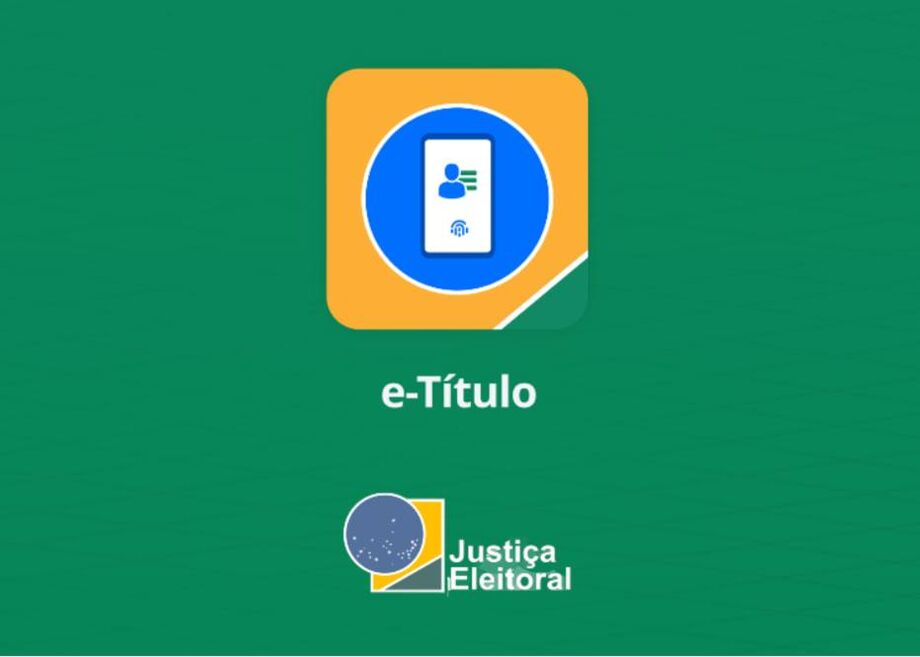 Tela inicial do aplicativo e-Título, do TSE