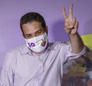 Boulos disputará o segundo turno com o prefeito Bruno Covas (PSDB)
