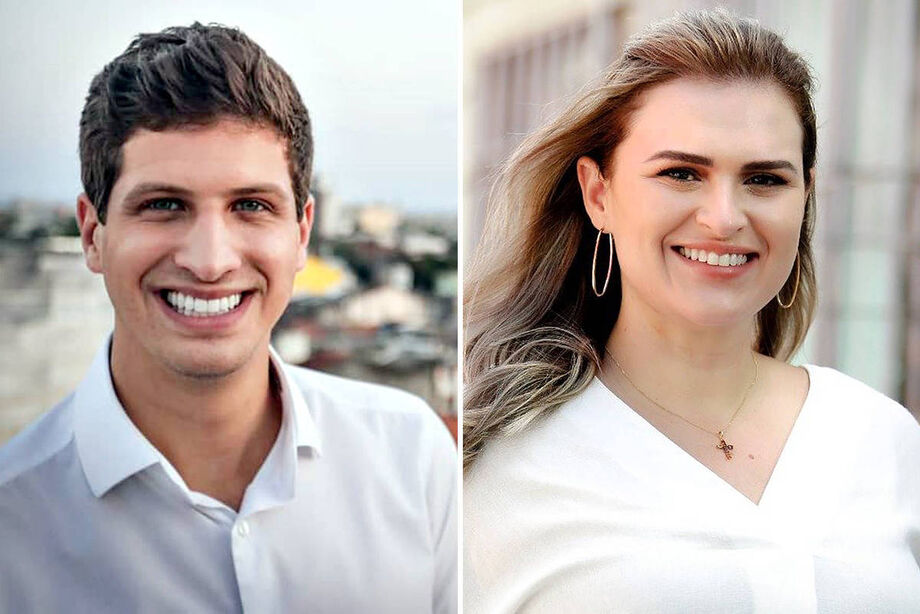 Os candidatos João Campos (PSB) e Marília Arraes (PT)