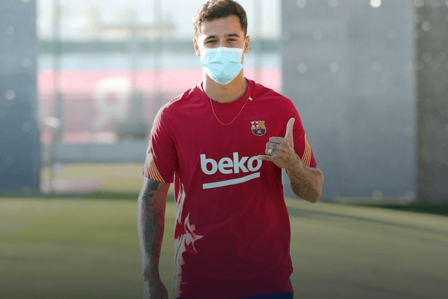Após ser cortado da seleção brasileira, Philippe Coutinho voltou a treinar no Barcelona nesta segunda-feira
