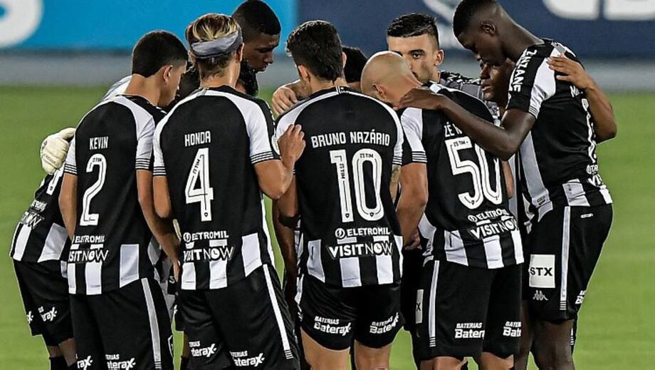 Jogadores do Botafogo