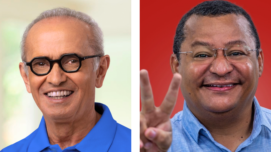 O ex-senador Cícero Lucena (Progressistas) e o radialista Nilvan Ferreira (MDB)