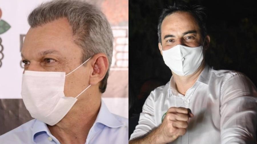 O candidato José Sarto (PDT) e o candidato Capitão Wagner (Pros)