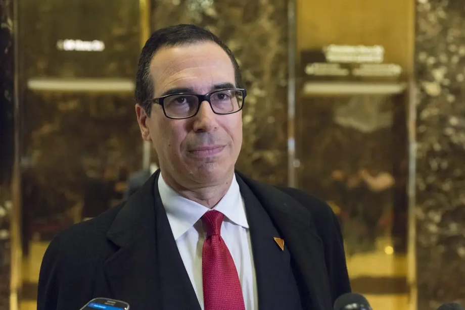 O secretário do Tesouro dos Estados Unidos, Steven Mnuchin
