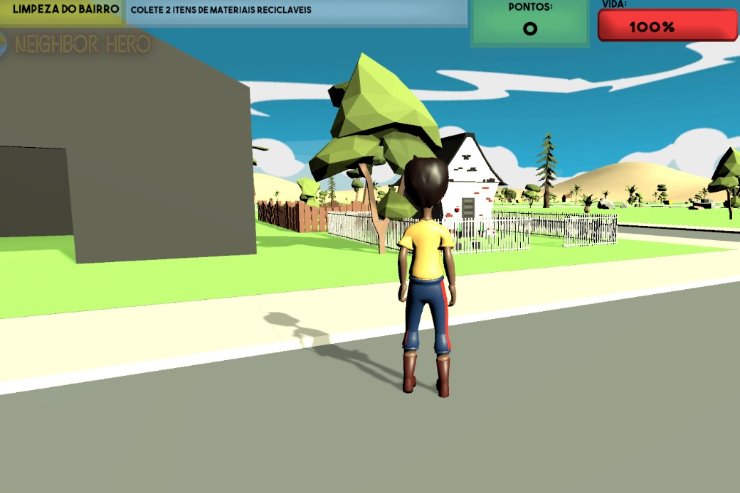 O jogo Neighbor Hero foi criado pelos alunos do Instituto Federal de Mato Grosso do Sul