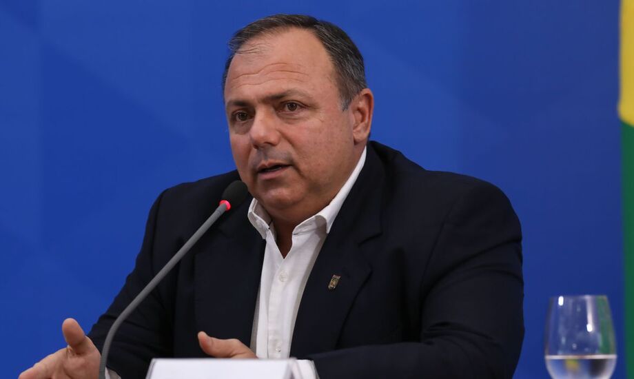 O ministro Eduardo Pazuello