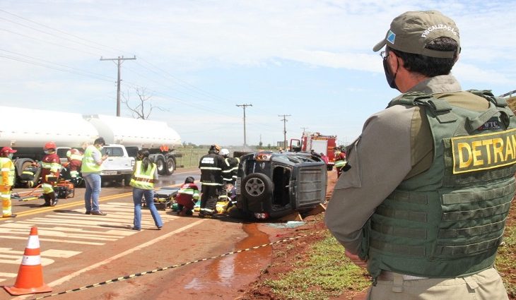 6º Simulado Anual de Acidentes com Produtos Perigosos, promovido pela CCR MSVia