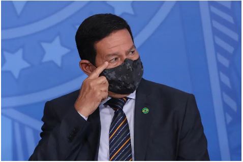 O vice-presidente, Hamilton Mourão
