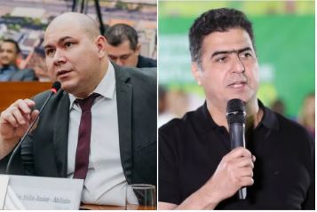 Abílio (Podemos) e Emanuel Pinheiro (MDB), candidatos à Prefeitura de Cuiabá