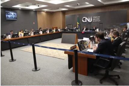 O Plenário do Conselho Nacional de Justiça, em Brasília