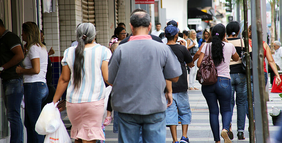 População no Centro de Campo Grande