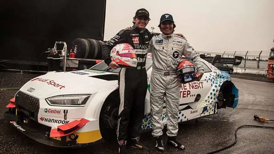 Pietro e Emerson Fittipaldi juntos