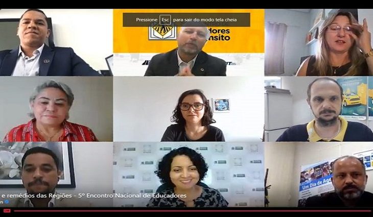 O evento aconteceu por meio de uma live realizada na página oficial do Denatran