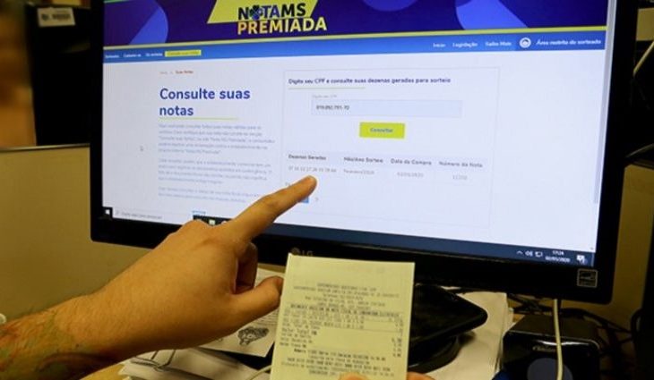 Três acertam seis dezenas e levam R$ 33 mil em sorteio da Nota MS Premiada