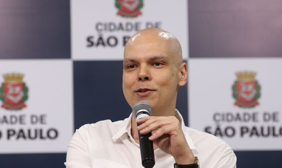 O candidato Bruno Covas