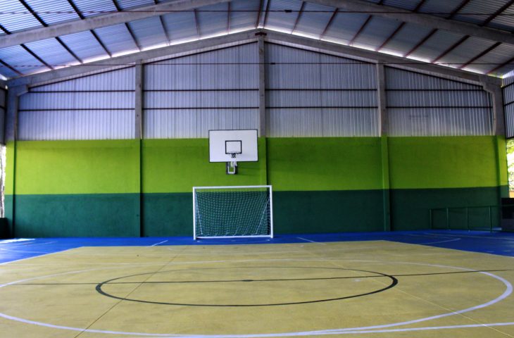 Escola Estadual Doutor Martinho Marques, incluindo a construção de quadra coberta com arquibancada