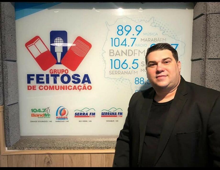 Presidente do Sindimóveis MS João Araújo durante participação no programa Giro Estadual de Notícias