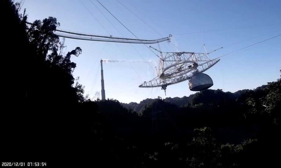 A astronomia perdeu uma de suas mais importantes ferramentas para o estudo do Universo: o radiotelescópio de Arecibo