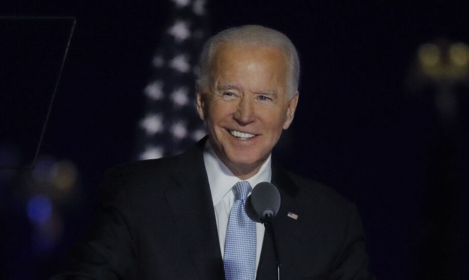 O presidente eleito dos Estados Unidos, Joe Biden