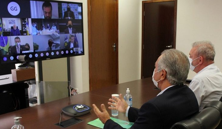 O governador Reinaldo Azambuja disse que o Estado se encontra no limite de ocupação dos leitos