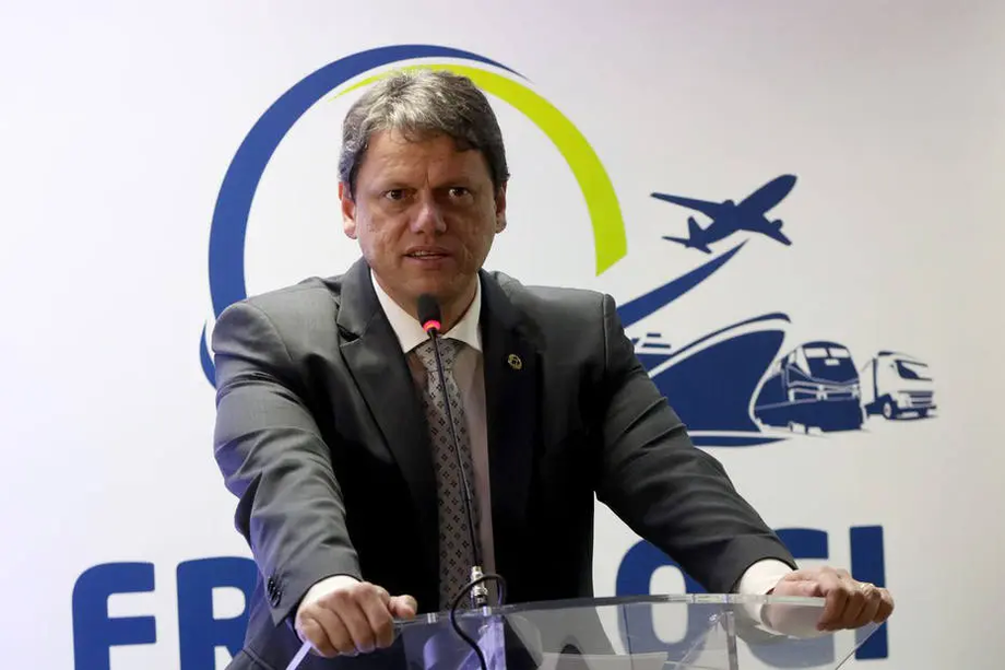 Ministro da Infraestrutura, Tarcísio de Freitas