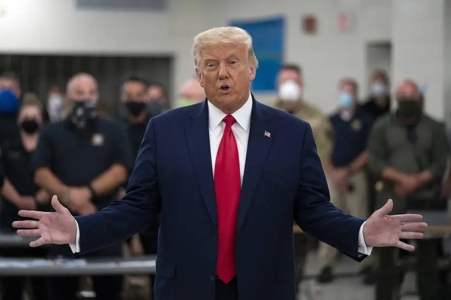 Trump deixou claro que não tinha planos de admitir derrota