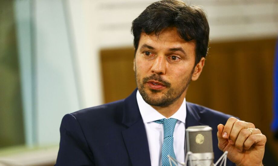 O ministro das Comunicações, Fábio Faria