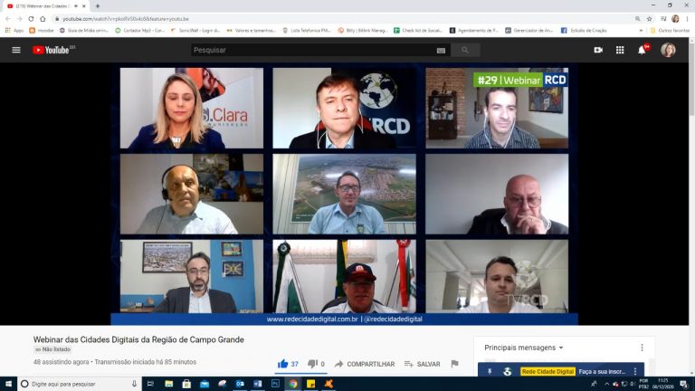 Prefeitura apresenta ações de tecnologia a municípios em evento online