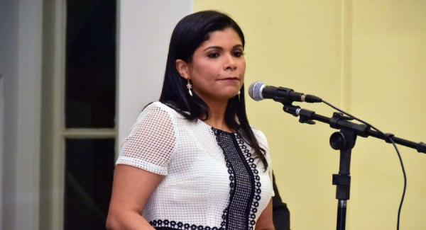 A juíza Nária Cassiana Silva Barros