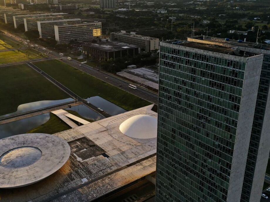 Vista da Esplanada dos Ministérios