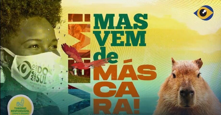 Vem, mas vem de máscara!'
