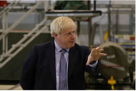 O primeiro-ministro britânico Boris Jonhson