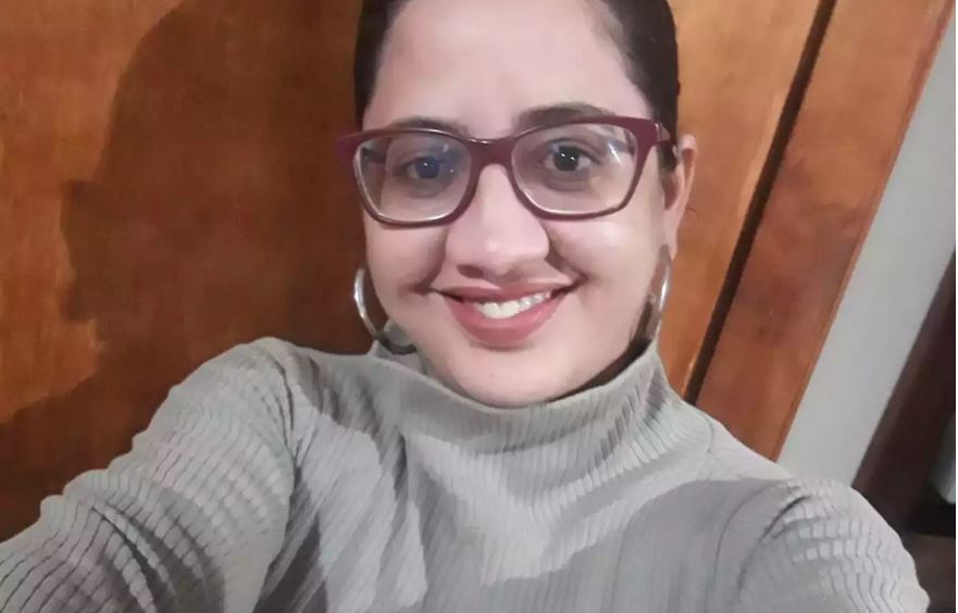 A ex-esposa Fabiana Lopes
