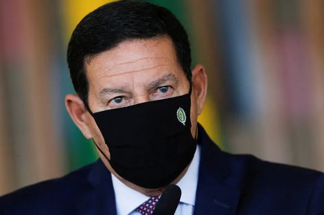 O vice-presidente Hamilton Mourão