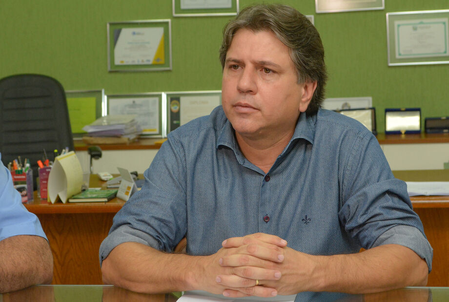 O presidente da Assomasul (Associação dos Municípios de Mato Grosso do Sul), Pedro Caravina