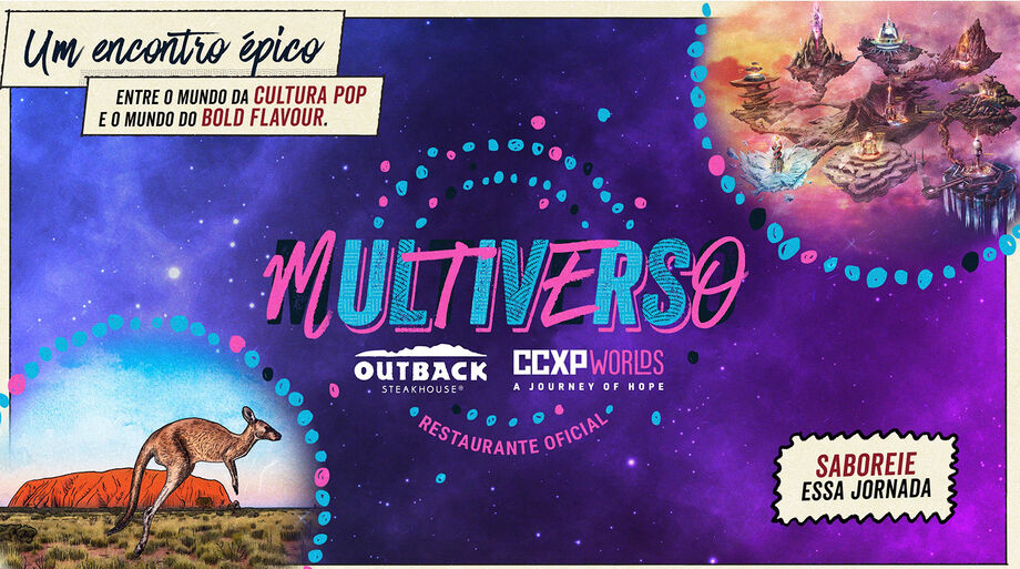 O Outback Steakhouse marca presença nesse grande evento