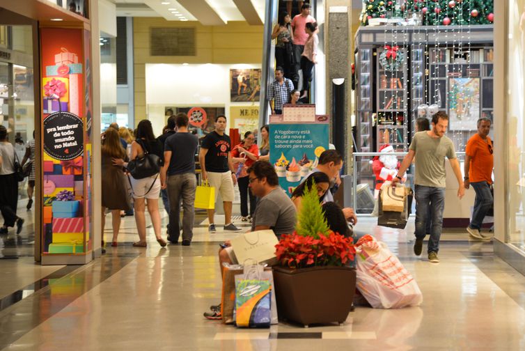 Shopping em período natalino