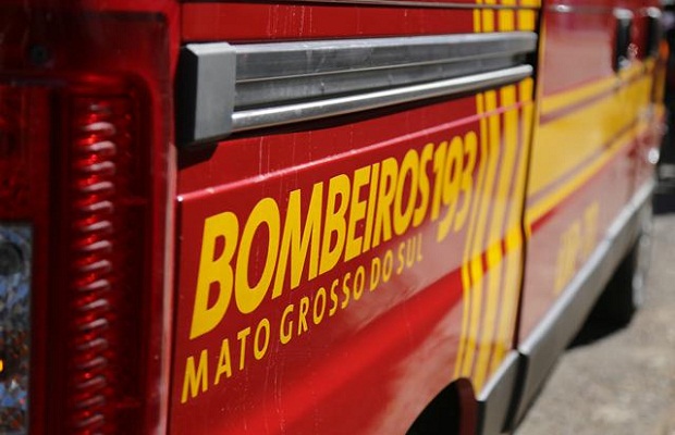 O Corpo de Bombeiros foi acionado